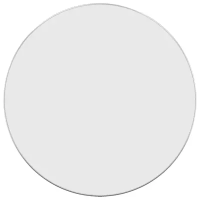 Stensko Ogledalo - Zrcalo - Kozmetično ogledalo srebrno Ø 60 cm okroglo