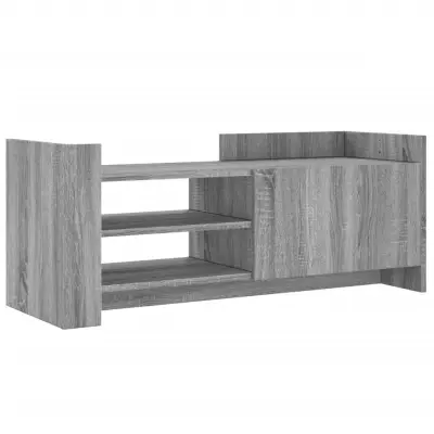 TV omarica - TV enota - Televizijska omarica siva sonoma 100x35x40 cm inženirski les