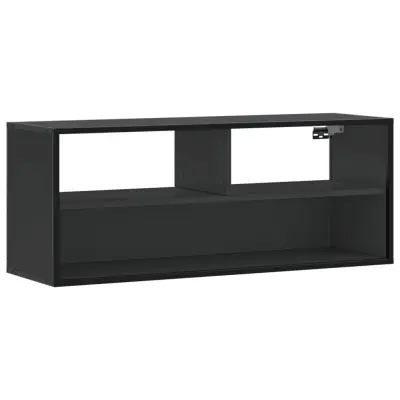 TV omarica - TV enota - Televizijska omarica črna 100x31x39,5 cm inženirski les in kovina