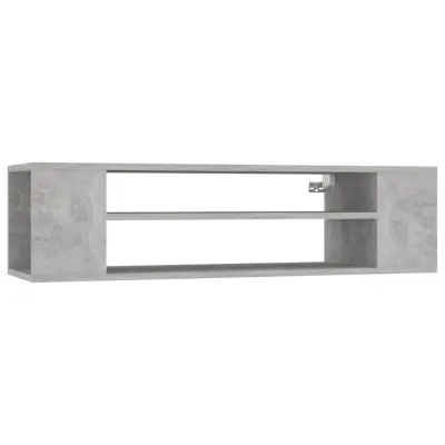 Viseča TV omarica - TV enota - Televizijska omarica betonsko siva 100x30x26,5 cm iverna plošča