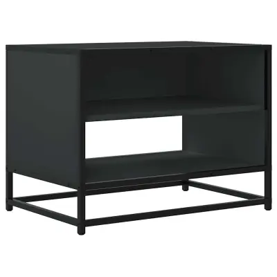 TV omarica - TV enota - Televizijska omarica črna 61x40x46 cm inženirski les in kovina