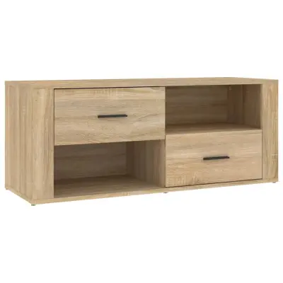 TV omarica - TV stojalo - Televizijska omarica sonoma hrast 100x35x40 cm inženirski les