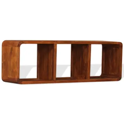 TV omarica - TV stojalo - Televizijska omarica trden les z medenim premazom 120x30x40 cm