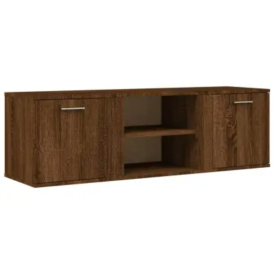TV omarica - TV stojalo - Televizijska omarica rjavi hrast 120x34x37 cm inženirski les