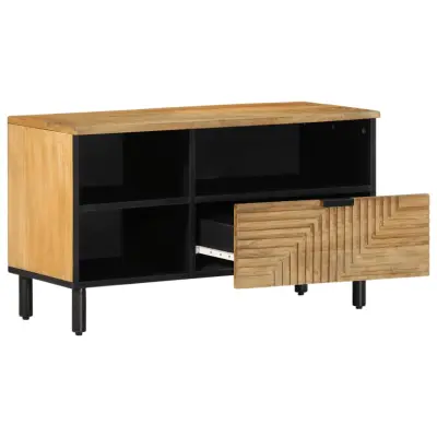 TV omarica - TV stojalo - Televizijska omarica rjava 80x33x46 cm masivni les Mango