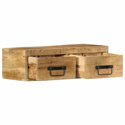 Stenska TV omarica - TV stojalo - Televizijska omarica 60x30x19 cm trden robusten mangov les