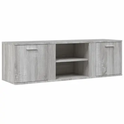 TV omarica - TV enota - Televizijska omarica siva sonoma 120x34x37 cm iverna plošča