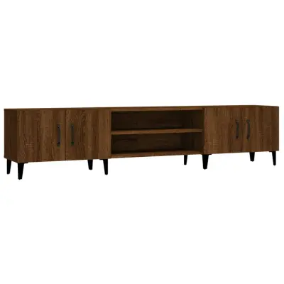 TV omarica - TV stojalo - Televizijska omarica rjav hrast 180x31,5x40 cm inženirski les
