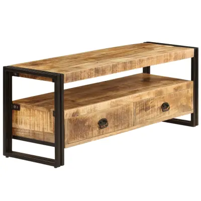 TV omarica - TV stojalo - Televizijska omarica iz trdnega mangovega lesa 120x35x45 cm