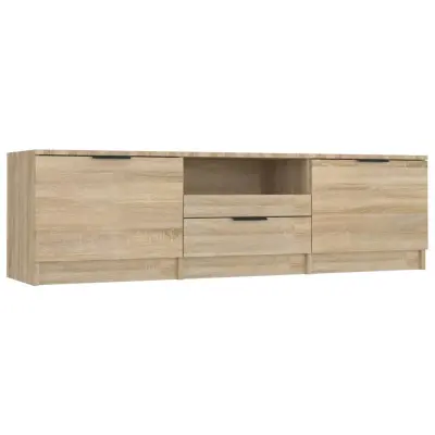 TV omarica - TV stojalo - Televizijska omarica sonoma hrast 140x35x40 cm konstruiran les