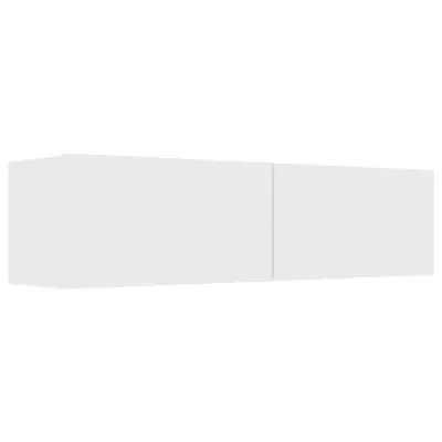 TV omarica - TV stojalo - Televizijska omarica bela 120x30x30 cm inženirski les