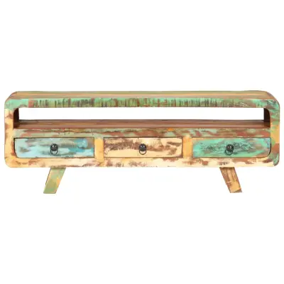 TV omarica - TV stojalo - Televizijska omarica 117x30x41 cm trden predelan les