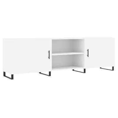TV omarica - TV stojalo - Televizijska omarica bela 150x30x50 cm inženirski les