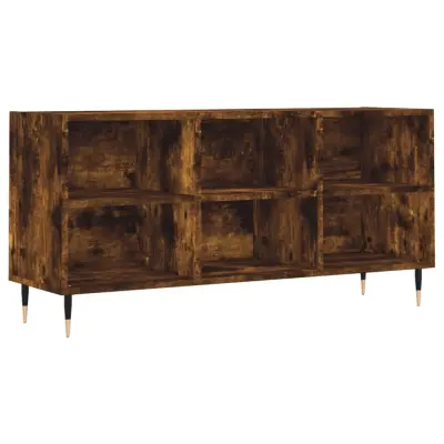 TV omarica - TV stojalo - Televizijska omarica dimljeni hrast 103,5x30x50 cm inženirski les