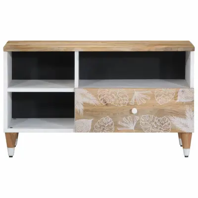 TV omarica - TV stojalo - Televizijska omarica 80x33,5x46 cm Masivni les Mango
