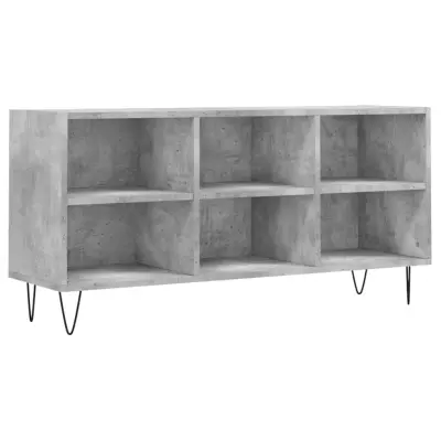 TV omarica - TV stojalo - Televizijska omarica betonsko siva 103,5x30x50 cm inženirski les