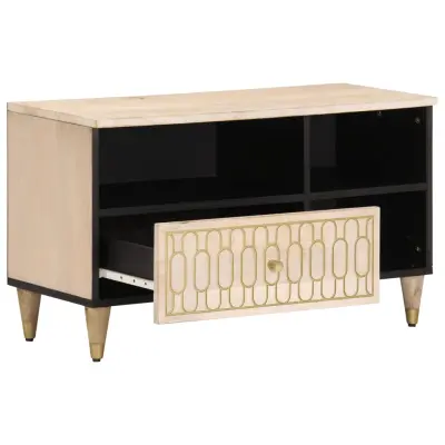 TV omarica - TV stojalo - Televizijska omarica 80x33x46 cm trden mangov les