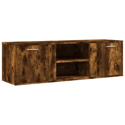 TV omarica - TV stojalo - Televizijska omarica dimljeni hrast 120x34x37 cm inženirski les