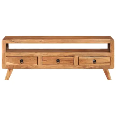 TV omarica - TV stojalo - Televizijska omarica 110x30x40 cm trden akacijev les