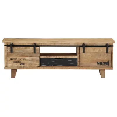 TV omarica - TV stojalo - Televizijska omarica 120x30x40 cm trden mangov les