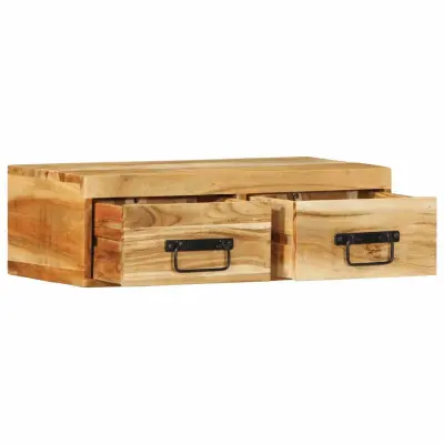 Stenska TV omarica - TV stojalo - Televizijska omarica 60x30x19 cm trden akacijev les