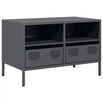 TV omarica - TV stojalo - Televizijska omarica antracit 68x39x43,5 cm hladno valjano jeklo