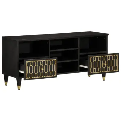 TV omarica - TV stojalo - Televizijska omarica 100x33x46 cm trden mangov les
