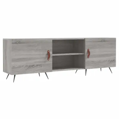 TV omarica - TV enota - Televizijska omarica siva sonoma 150x30x50 cm inženirski les