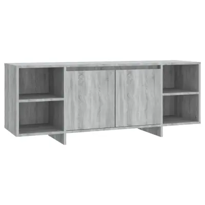 TV omarica - TV enota - Televizijska omarica siva sonoma 130x35x50 cm iverna plošča