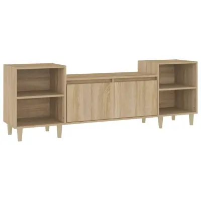 TV omarica - TV stojalo - Televizijska omarica sonoma hrast 160x35x55 cm inženirski les
