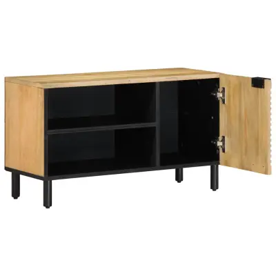 TV omarica - TV stojalo - Televizijska omarica rjava 80x31,5x46 cm masivni les Mango