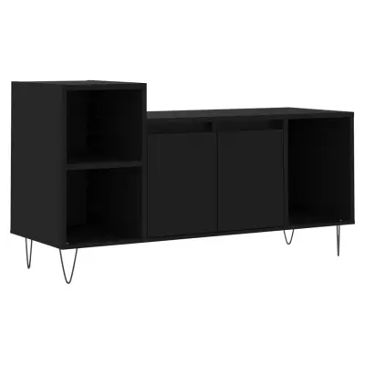 TV omarica - TV enota - Televizijska omarica črna 100x35x55 cm inženirski les