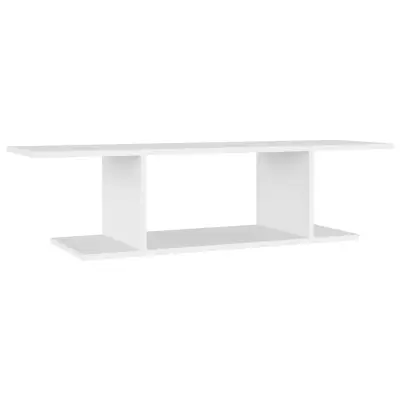 Stenska TV omarica - TV stojalo - Televizijska omarica bela 103x30x26,5 cm