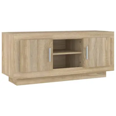 TV omarica - TV stojalo - Televizijska omarica sonoma hrast 102x35x45 cm inženirski les