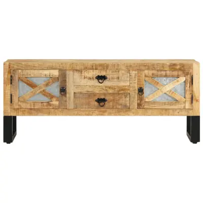 TV omarica - TV stojalo - Televizijska omarica 110x30x45 cm robusten mangov les