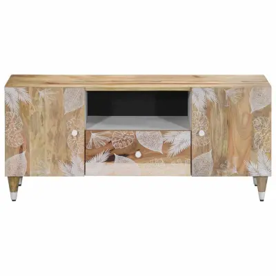 TV omarica - TV stojalo - Televizijska omarica 105x33,5x46 cm Masivni les Mango