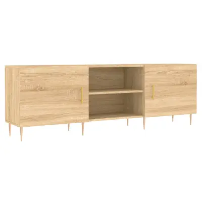 TV omarica - TV stojalo - Televizijska omarica sonoma hrast 150x30x50 cm inženirski les
