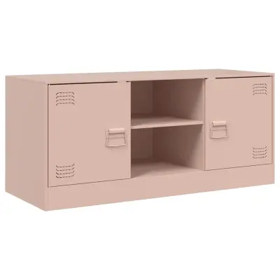 TV omarica - TV enota - Televizijska omarica roza 99x39x44 cm jeklo