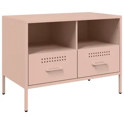 TV omarica - TV enota - Televizijska omarica roza 68x39x50,5 cm jeklo