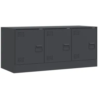 TV omarica - TV stojalo - Televizijska omarica antracitna 99x39x44 cm jeklo