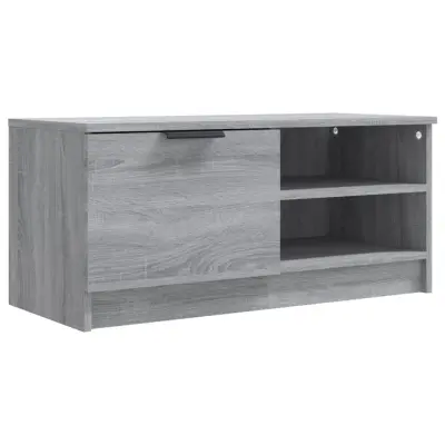TV omarica - TV enota - Televizijska omarica siva sonoma 80x35x36,5 cm konstruiran les
