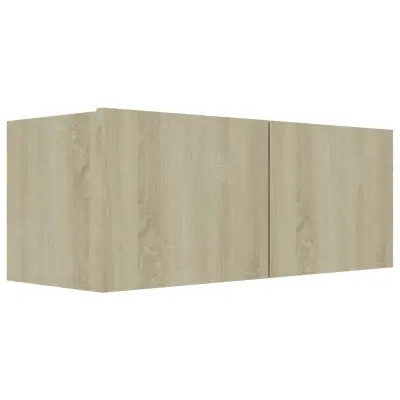 TV omarica - TV stojalo - Televizijska omarica sonoma hrast 80x30x30 cm inženirski les