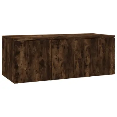 TV omarica - TV stojalo - Televizijska omarica dimljeni hrast 80x34x30 cm inženirski les