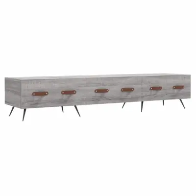 TV omarica - TV enota - Televizijska omarica siva sonoma 150x36x30 cm inženirski les