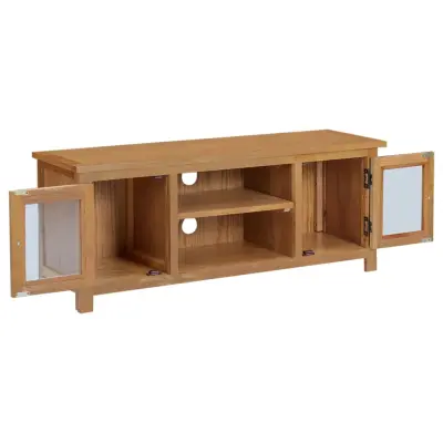 TV omarica - TV stojalo - Televizijska omarica 110x35x44 cm trdna hrastovina