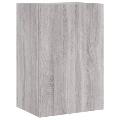 Stenska TV omarica - TV stojalo - Televizijska omarica siva sonoma 40,5x30x60 cm inženirski les