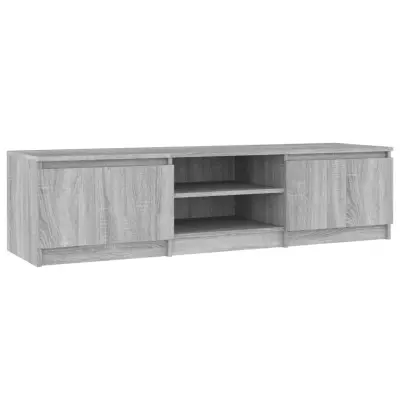 TV omarica - TV enota - Televizijska omarica siva sonoma 140x40x35,5 cm konstruiran les