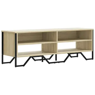 TV omarica - TV stojalo - Televizijska omarica sonoma hrast 122x34x41 cm inženirski les
