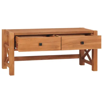TV omarica - TV stojalo - Televizijska omarica 100x40x45 cm tikovina