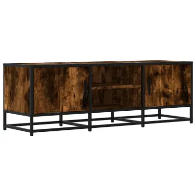 TV omarica - TV stojalo - Televizijska omarica dimljeni hrast 120x35x41 cm inženirski les